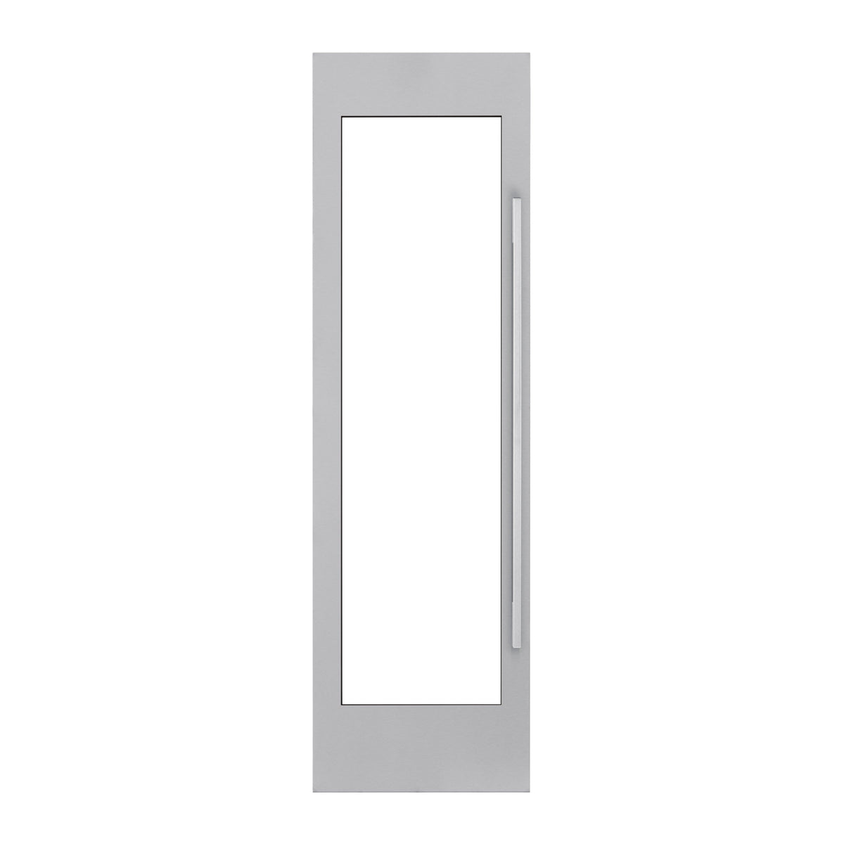 SKS - Transitional Design Panel Kit for Wine Column Left Hinge 24-Inch - Satin Stainless Steel