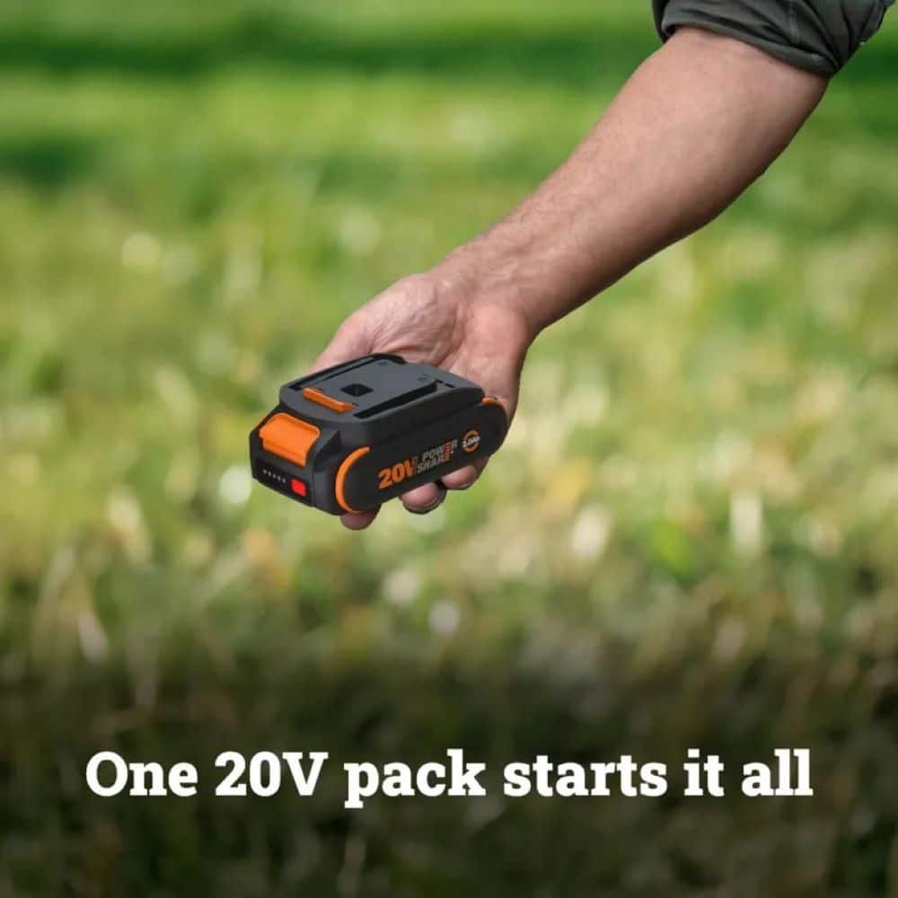 WORX - Nitro WX838L 20V PowerShare Cordless 18GA Brad Nailer (Battery & Charger Included) - Black