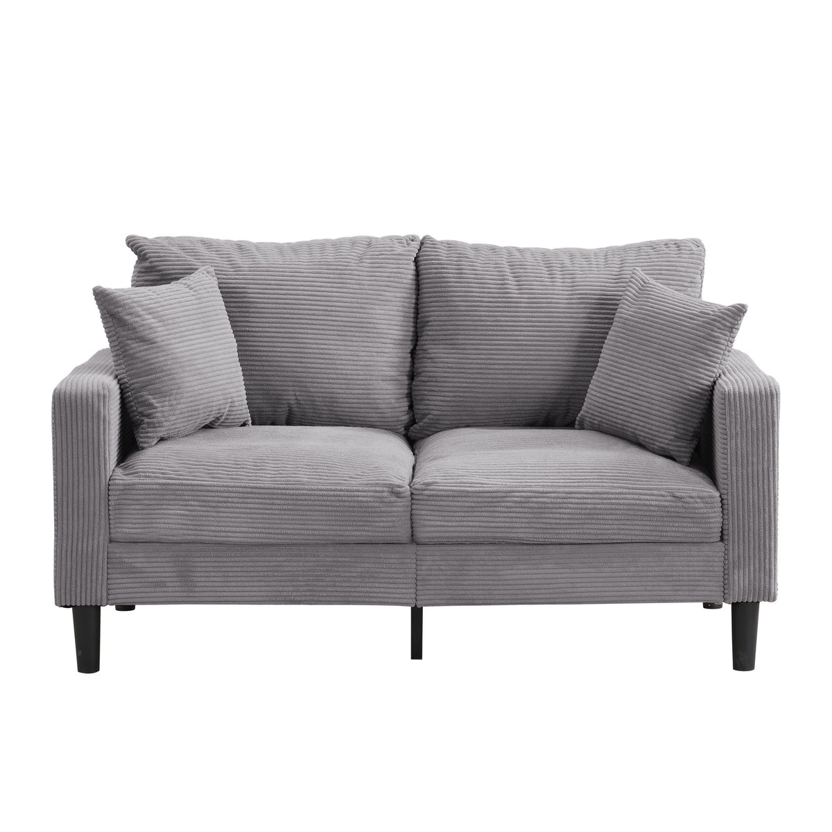 Modern Upholstered Loveseat Sofa, High Resilience