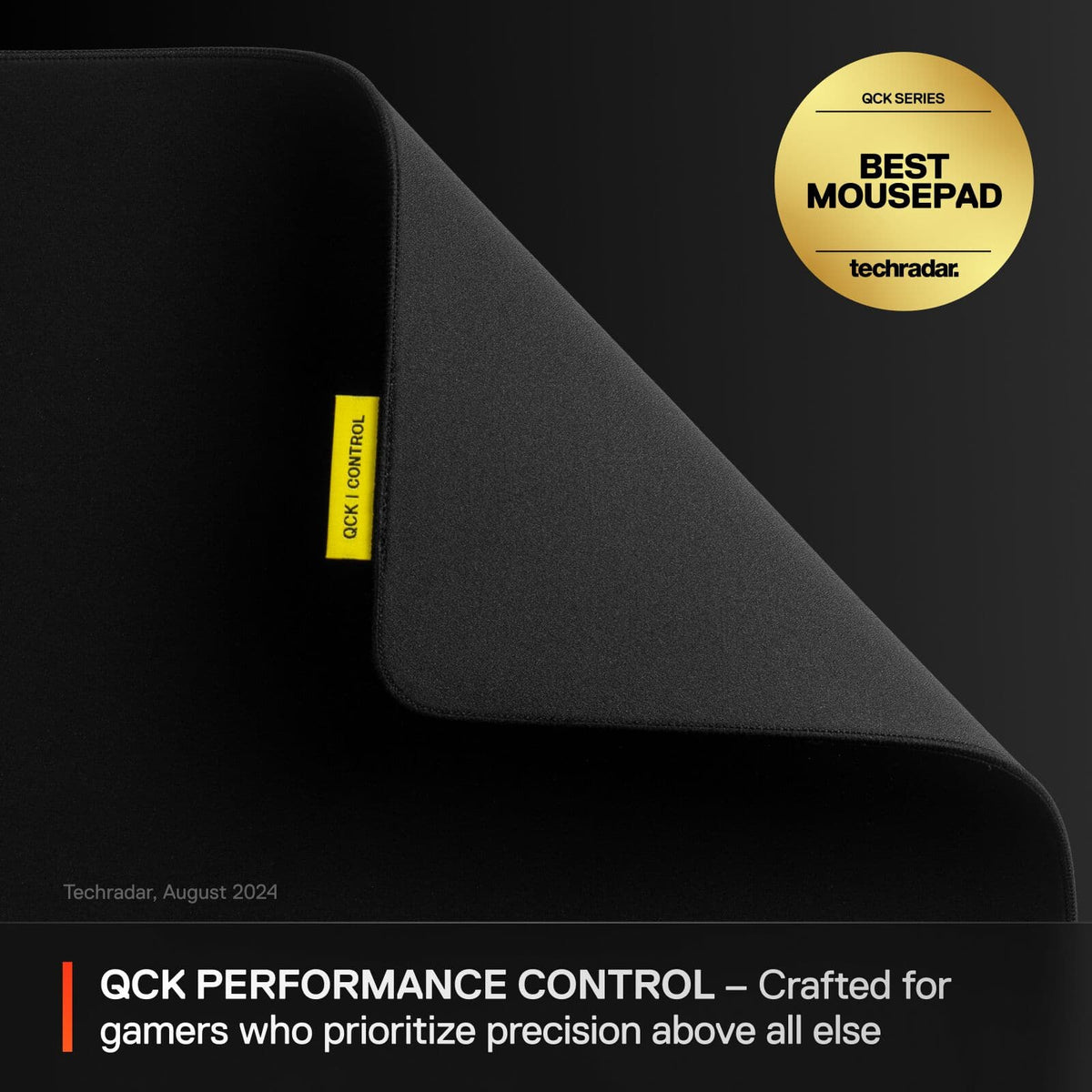 SteelSeries - QcK Performance Gaming Mouse Pad XL - Control - Black