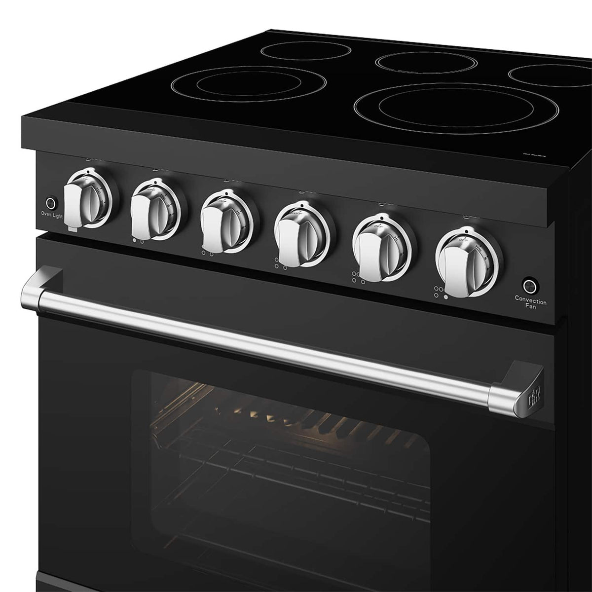 Gordon Ramsay Series by Thor Kitchen 4.55 Cu. Ft Freestanding Electric Range with Stainless Steel Hardware - Matte Black
