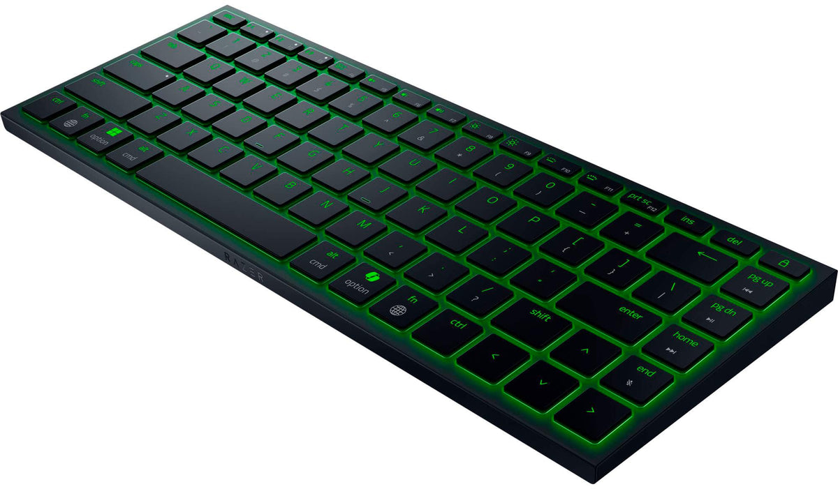 Razer - Joro Portable 75% Wireless Scissor Low-Profile Gaming Keyboard for PC and Mac with Chroma RGB Backlighting - Black