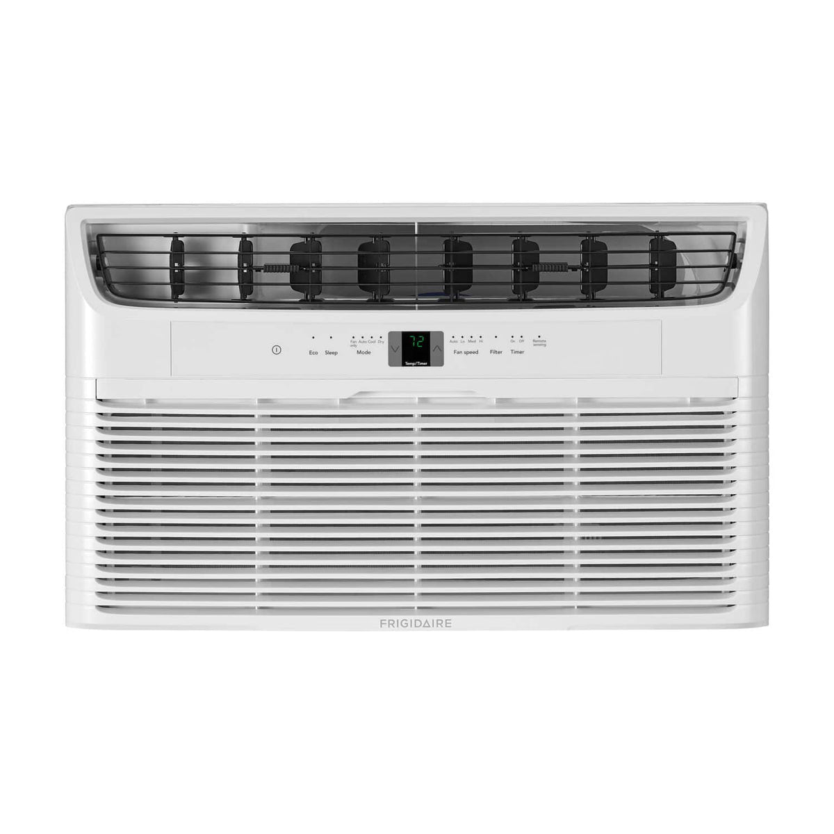 Frigidaire - 230V 14,000 BTU 700 Sq. Ft. In Wall Air Conditioner with 10,600 BTU Supplemental Heat - White
