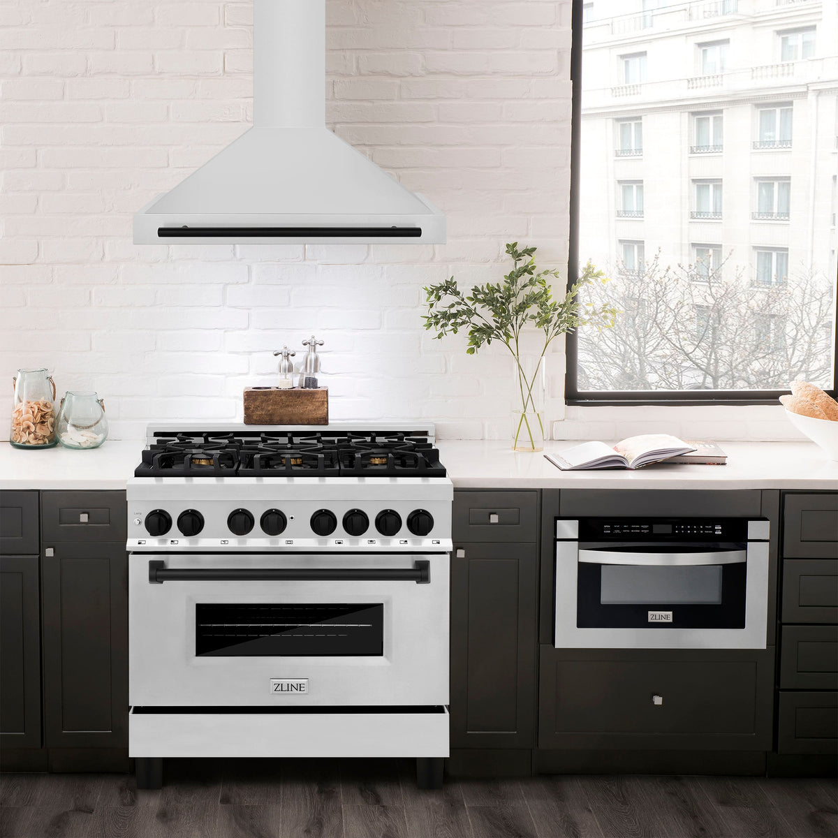 ZLINE Autograph Edition - 36 inches - Externally Vented - Wall Range Hood - Stainless Steel