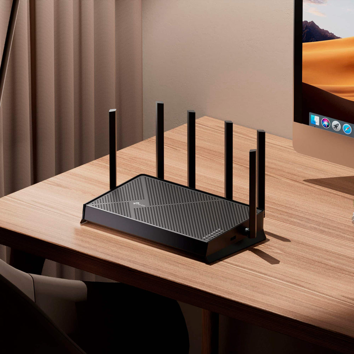 TP-Link - Archer BE9700 Tri-Band Wi-Fi 7 Router - Black
