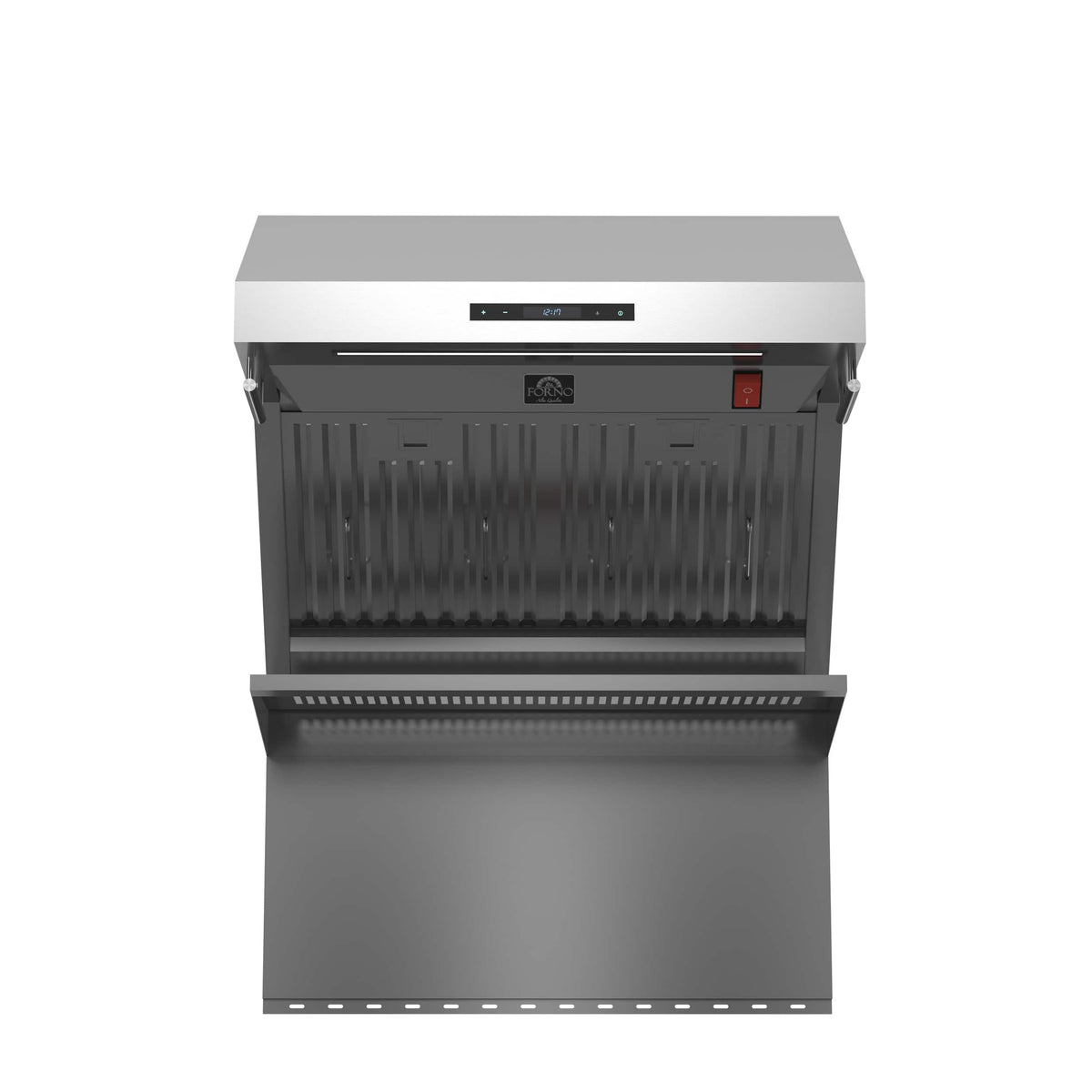 Forno Appliances - 30 inches - Externally Vented - Wall Range Hood - Silver