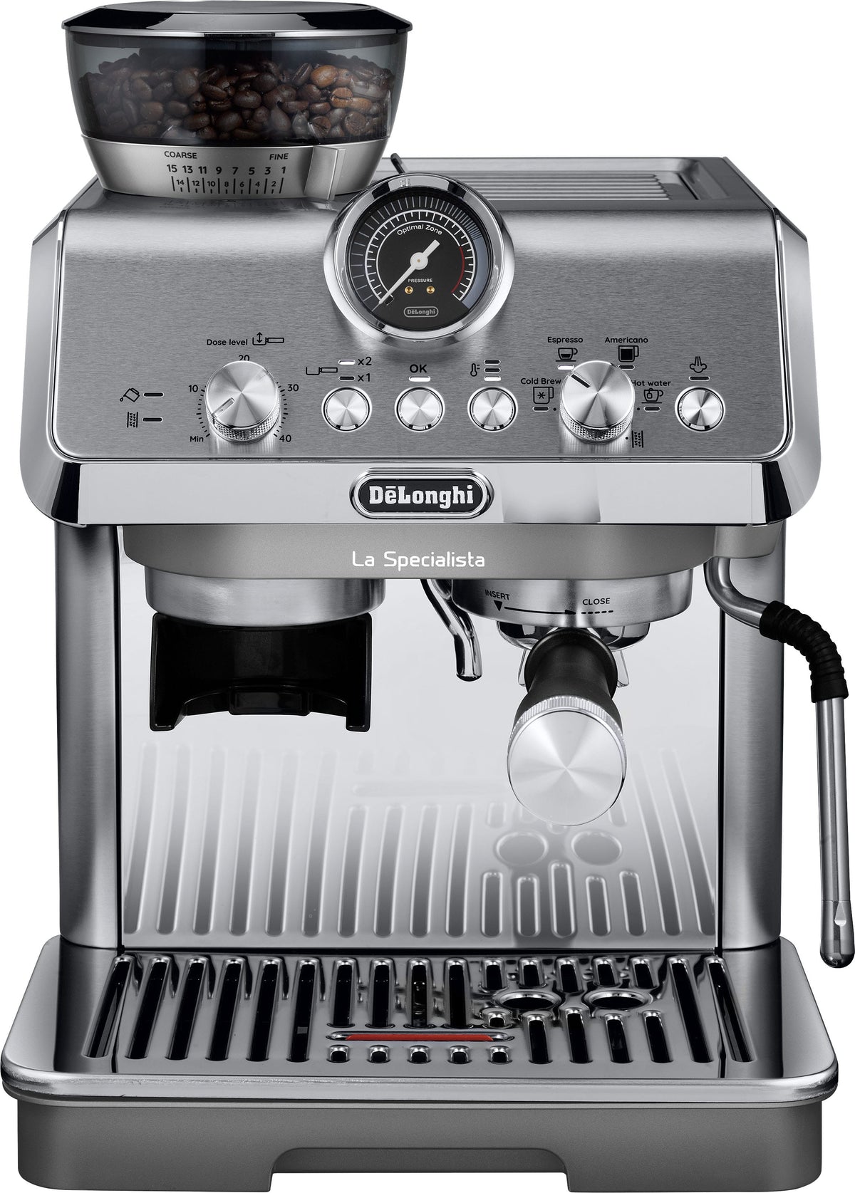 De'Longhi - La Specialista Arte Evo Espresso Machine with Cold Brew - Stainless Steel