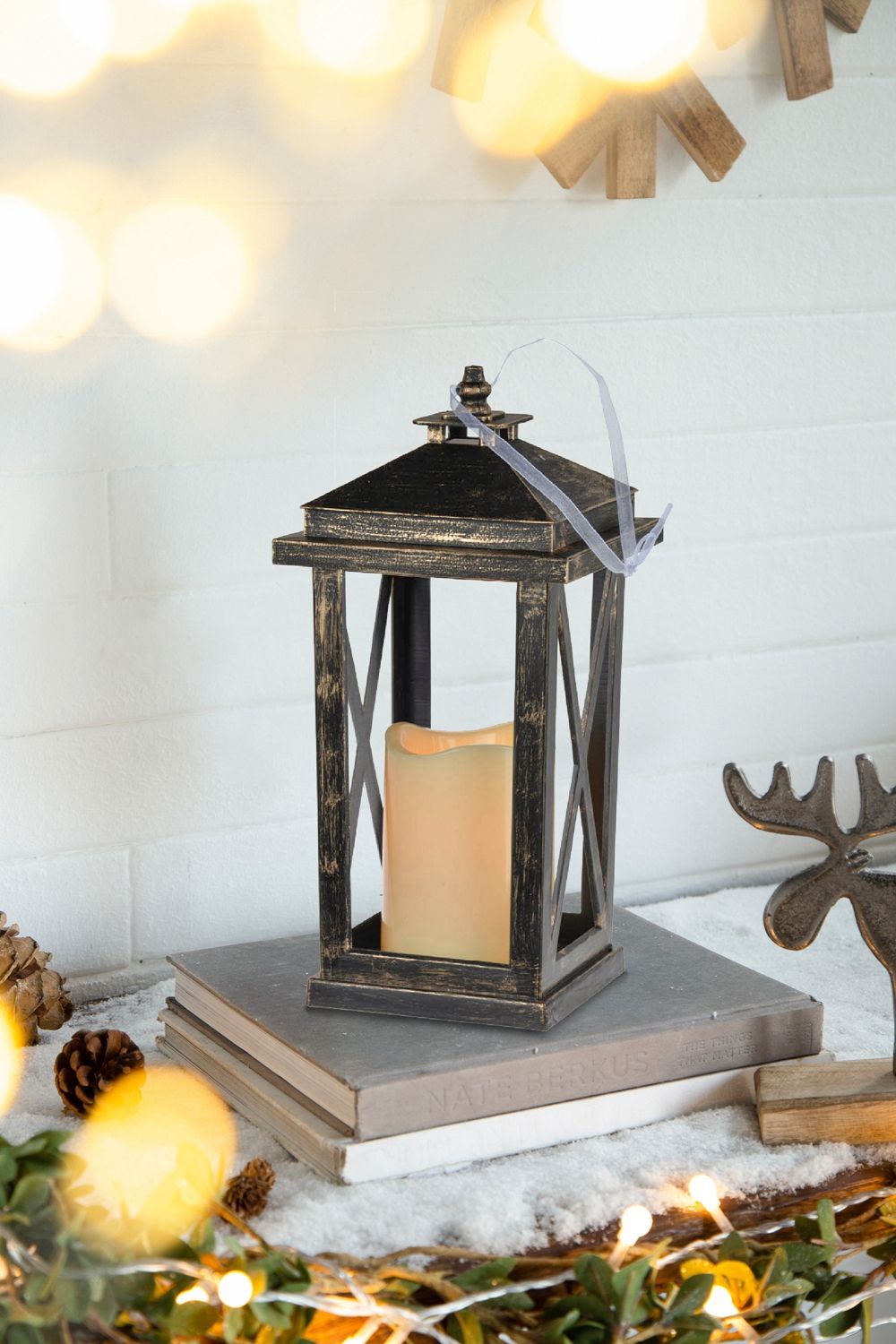 Menifee - Lantern With Led Candle (Set of 2)
