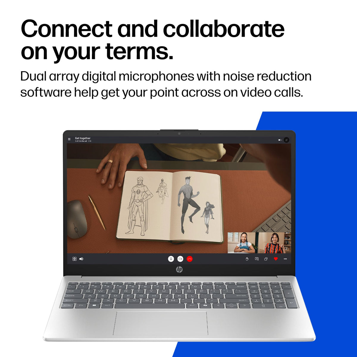 HP - 15.6" Full HD Touchscreen Laptop - AMD Ryzen 7 (2023) - 16GB Memory - 512GB SSD - Natural Silver