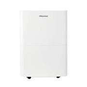 Hisense - 35 Pint 3000 Sq. Ft. 8 quarts Bucket Capacity Compact Dehumidifier with Slide-Out Bucket - White
