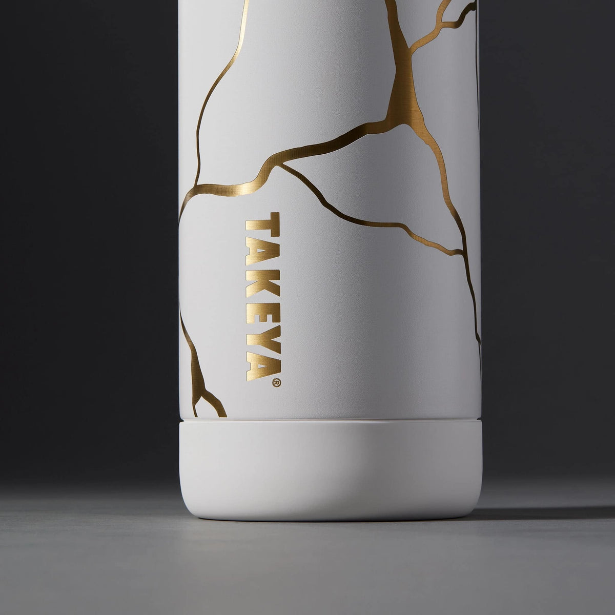 Takeya - Kintsugi 32-oz. Leakproof Water Bottle with Straw Lid - Blanc