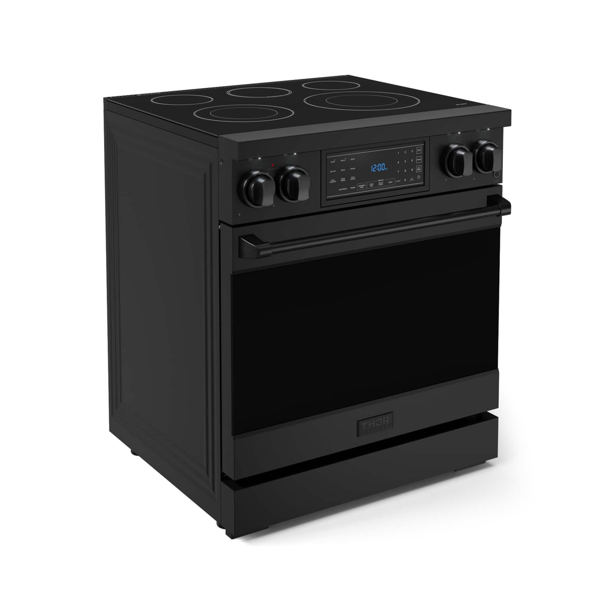 30 in. Wide 5 Elements Gordon Ramsay Series by Thor Kitchen 4.55 Cu. Ft Freestanding Electric Range - Black