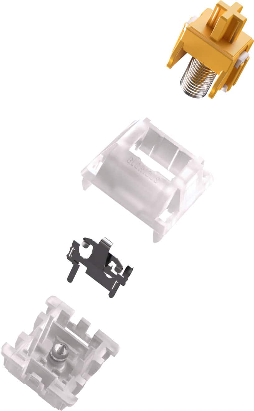 Glorious - Silent Lubed Mechanical Keyboard 5-pin Hot Swappable Switches (36x) - Tactile - Panda