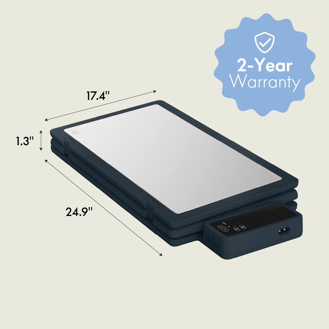 Bella - Fits-anywhere Kitchenware: Fold & Store Warming Tray - Slate