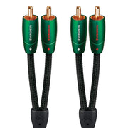 AudioQuest - Evergreen RCA > RCA 39.4' Analog Audio Interconnect Cable - Green on Black