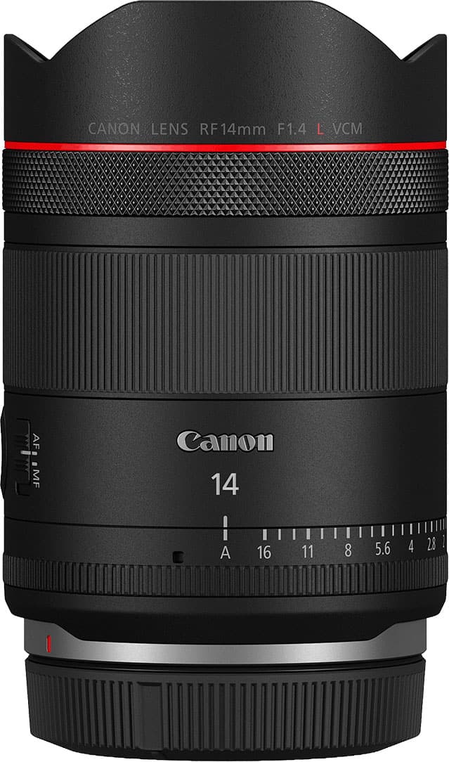Canon - RF14mm F1.4 L VCM Ultra-Wide Angle Prime Lens for EOS R-Series Cameras - Black