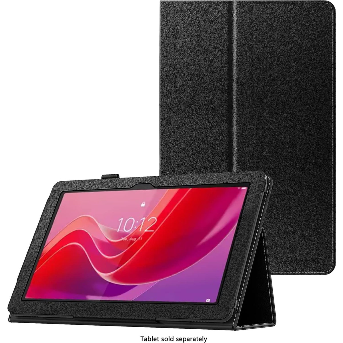 SaharaCase - Venture Series Bi-Fold Folio Case for Lenovo Tab M11 - Black