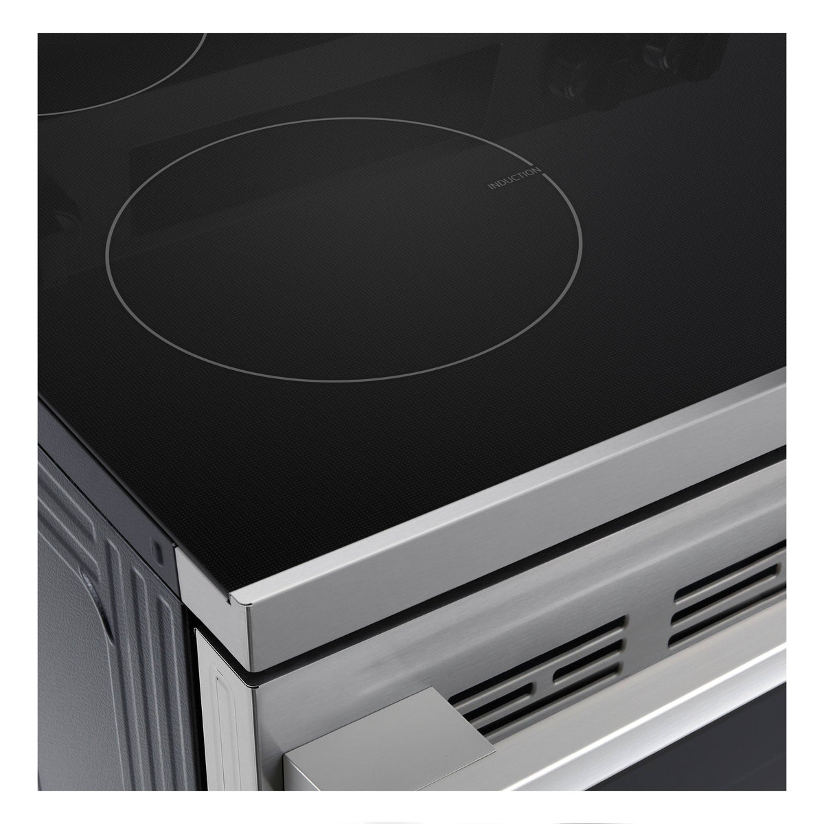 LG - 30-in 6.3 Cu. Ft. Freestanding Electric Induction True Convection Smart Range with 4 Elements, Air Fry and EasyClean - Stainless Steel
