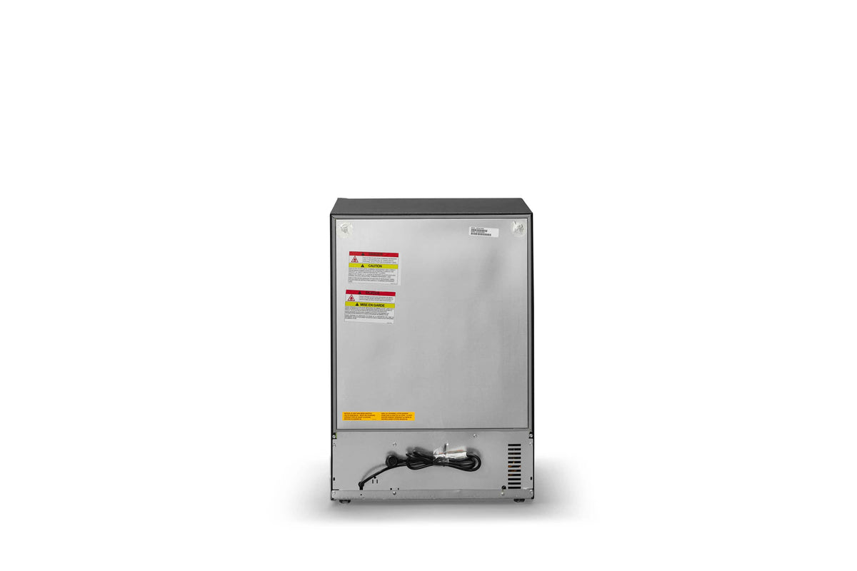 Viking - 24"W. 5.5 Cu. Ft. Panel Ready Glass Door Beverage Center - Custom Panel Ready