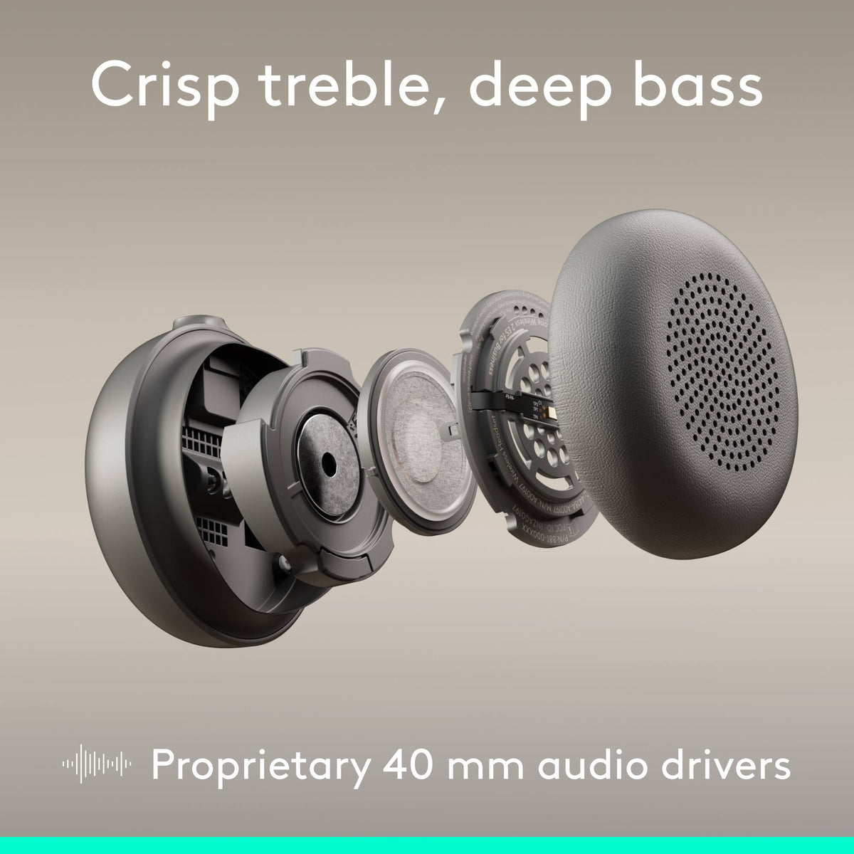 Logitech - Zone Wired 2 Noise-Canceling Headset with Adaptive Hybrid ANC - Graphite