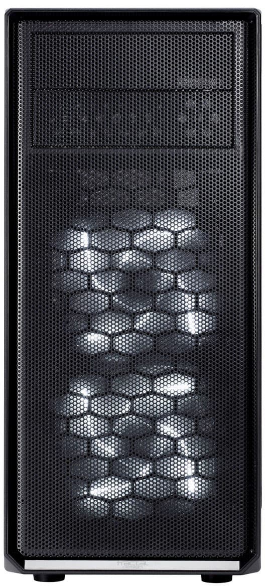 Fractal Design - Focus G ATX, microATX, Mini-ITX Black Chassis with Acrylic Window Mid Tower PC Case - Black