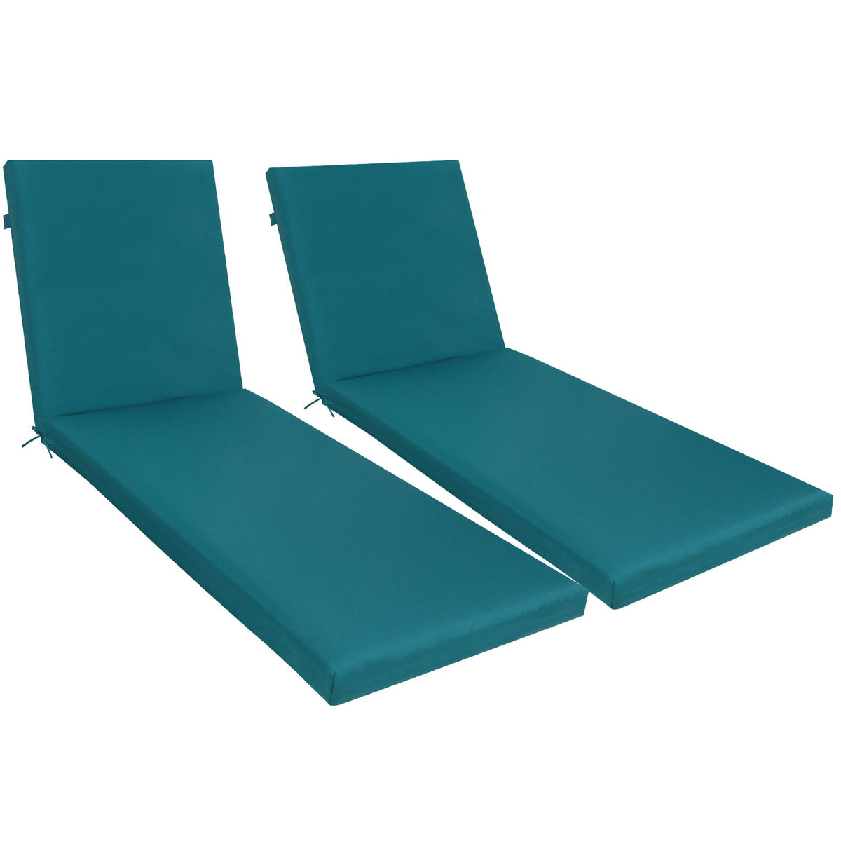 2 Piece Outdoor Chaise Lounge Cushion Set, Replacement Cushions For Patio Furniture