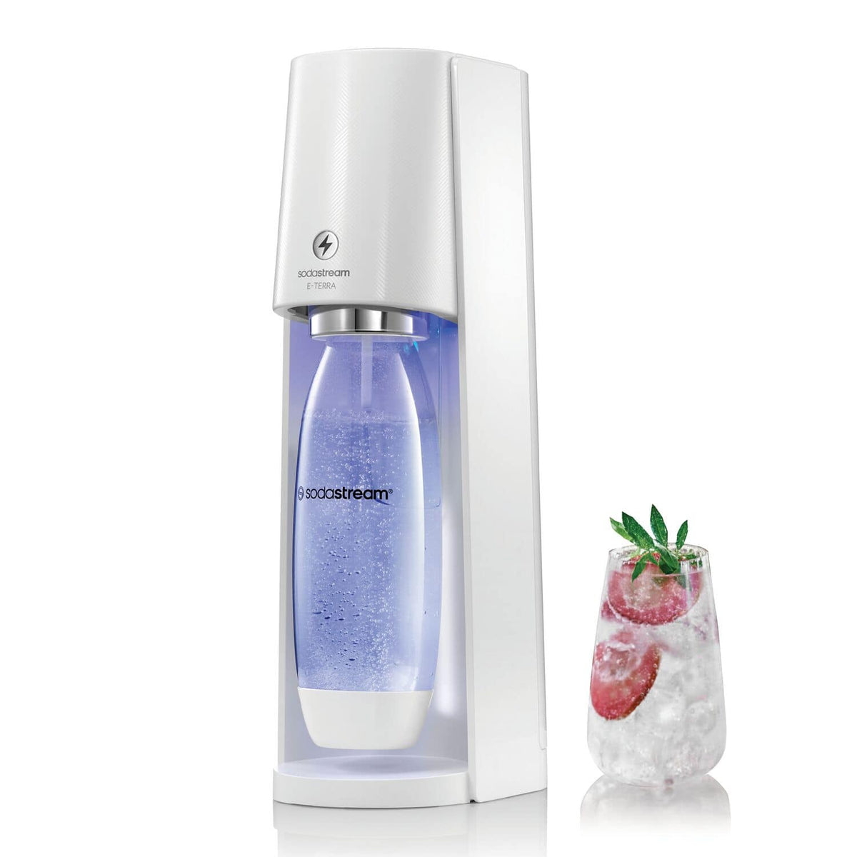 SodaStream - E-TERRA Sparkling Water Maker - White