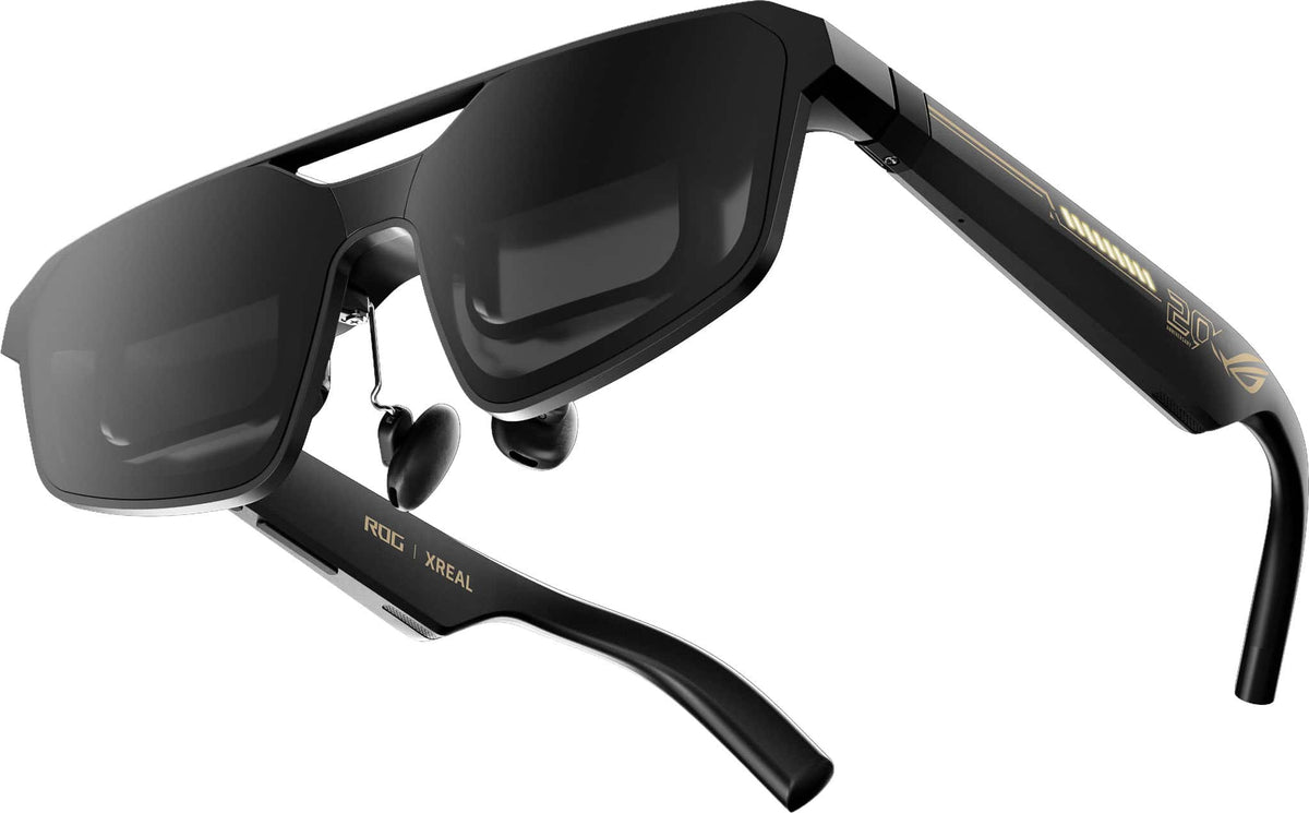 ASUS - ROG XREAL R1 Edition 20 Gaming AR Glasses - 171" FHD 240Hz 0.01ms for ROG Ally, PC, and Console (N/Standard IPD 57-66mm) - Black
