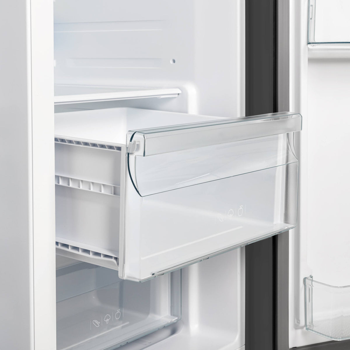 Forno Appliances - 36 in. Wide Salerno 20 Cu. Ft. Side-by-Side Counter-Depth Refrigerator with Ice and Water Dispenser - Black