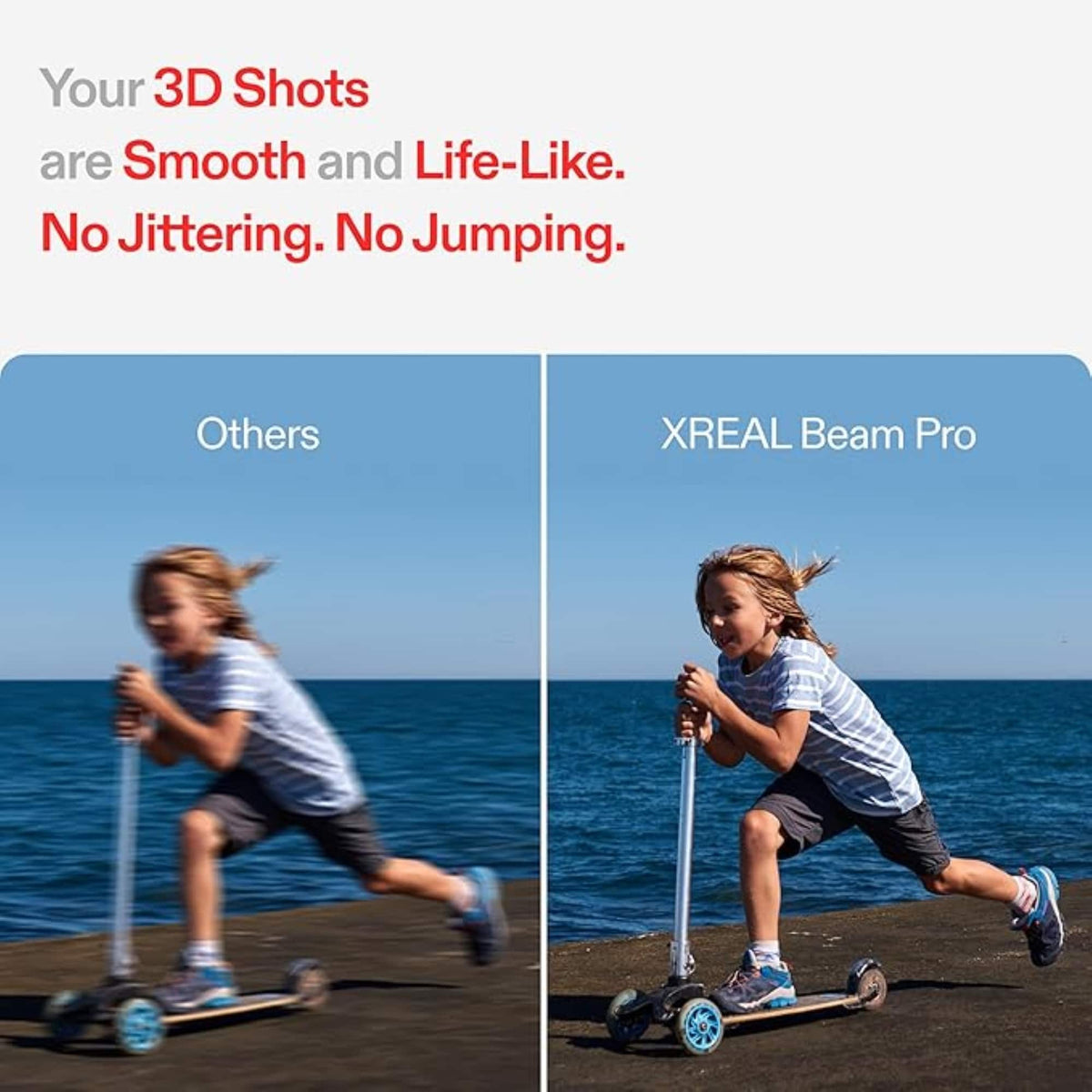 XREAL - BEAM PRO AR Glasses Spatial Computing Companion w/ Dual 50MP 3D Cameras, 6GB RAM & 128GB SSD - BEAM PRO 128GB