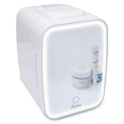 Cooluli - Glow Beauty 4L Mini Fridge with Mirror LED - White