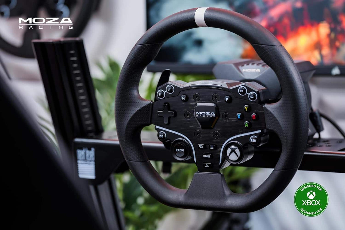 Moza Racing - R3 Direct Drive Sim Racing Bundle with 3.9Nm force for Xbox One, Xbox Series X|S, and PC (Pedals, Wheelbase, & Wheel) - Black