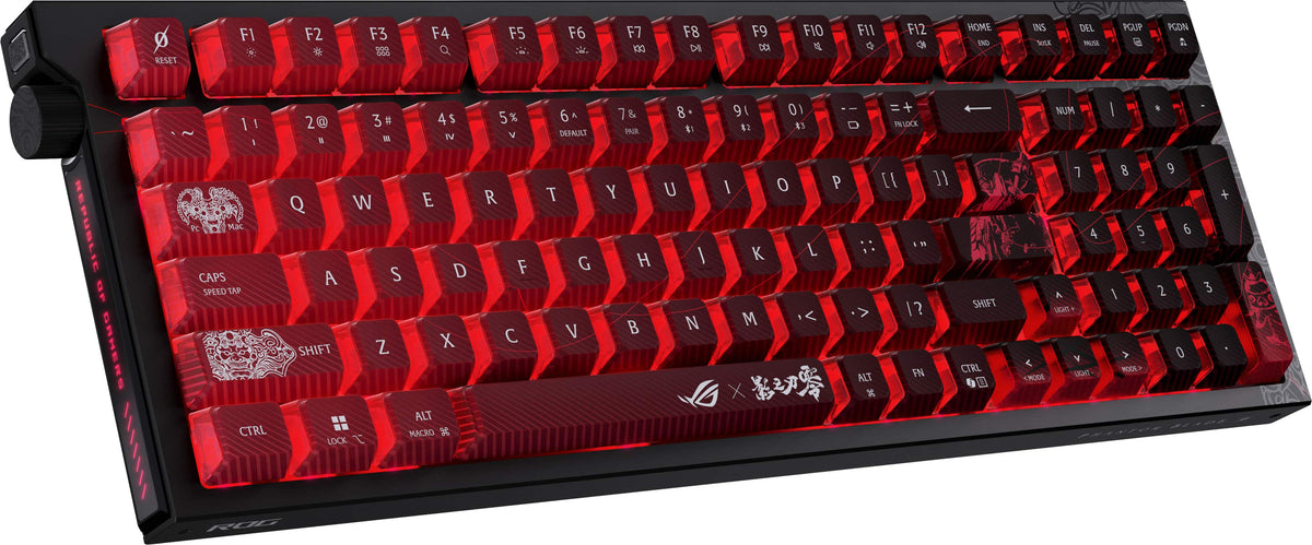 ASUS - ROG Strix Morph 96% Wireless Mechanical RGB Gaming Keyboard with Hot-Swappable ROG NX Snow Switches - Phantom Blade Zero Edition
