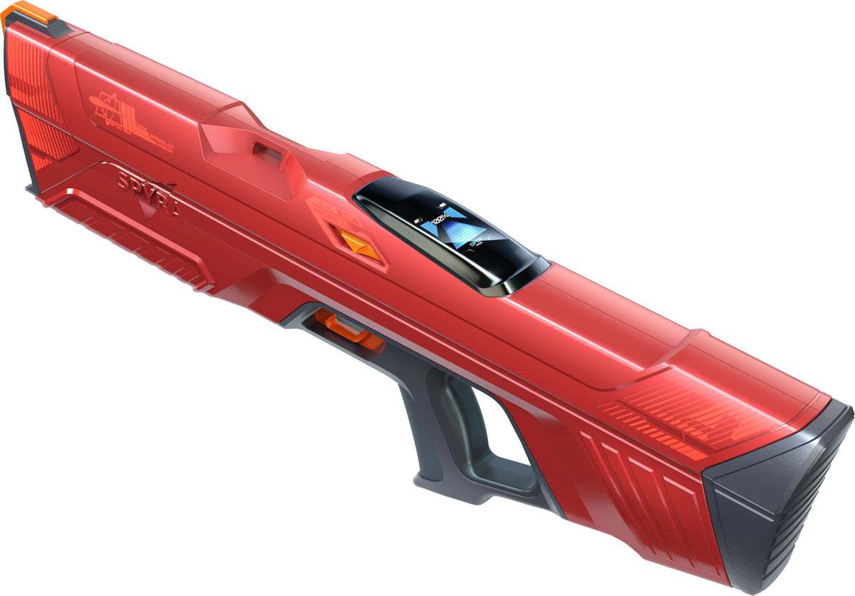 SPYRA - Electric Water Blaster Outdoor Squirt for Pool Games, SpyraFour - Red