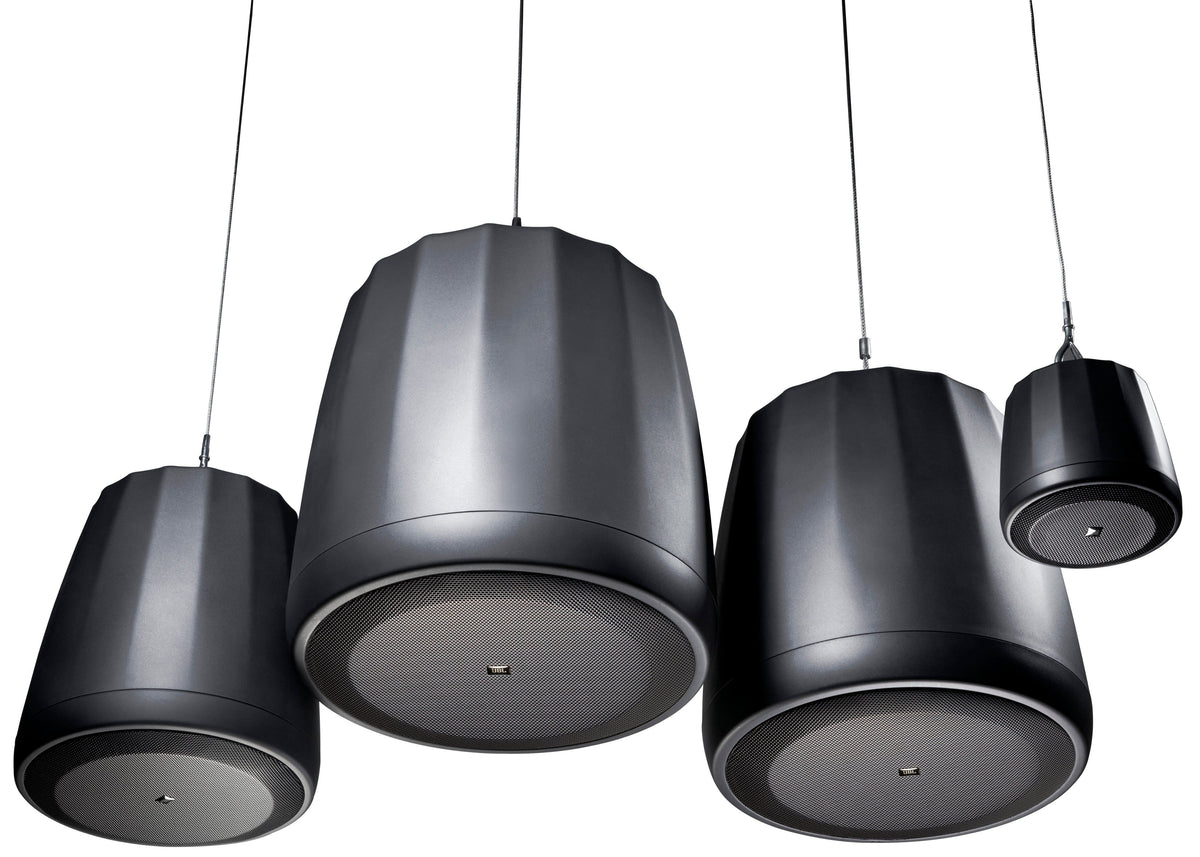 JBL - Control C65P/T 5.25" 150W 8 Ohm and 70V/100V Pendant Speaker-Pair - Black