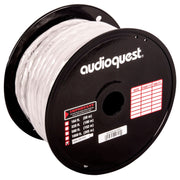 AudioQuest - SLiP/DB-14/4 - 100' CL3/FT4 In-Wall & Direct Burial Rated Bulk Speaker Cable - White/Silver Stripes