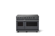 Viking - 48 in. Wide 6 Elements Pro 5 Series 7.3 Cu. Ft. Freestanding 6 Element Induction Convection Range - Cast Black