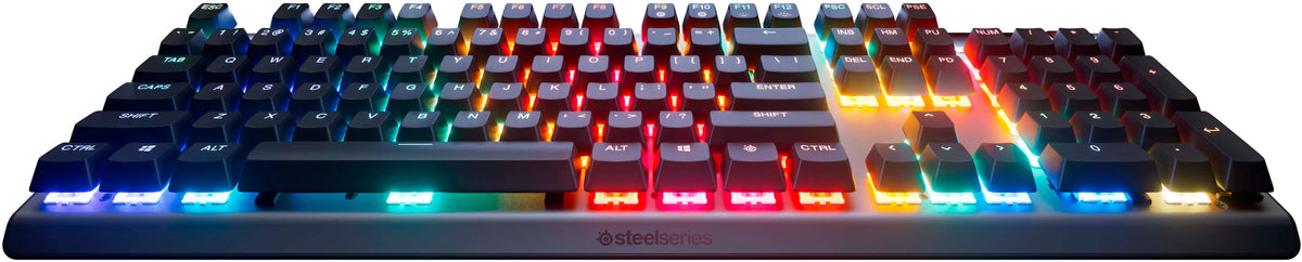 SteelSeries - Apex Pro Gen 3 Full Size Wired Mechanical OmniPoint Adjustable Gaming Keyboard with Rapid Tap - Black