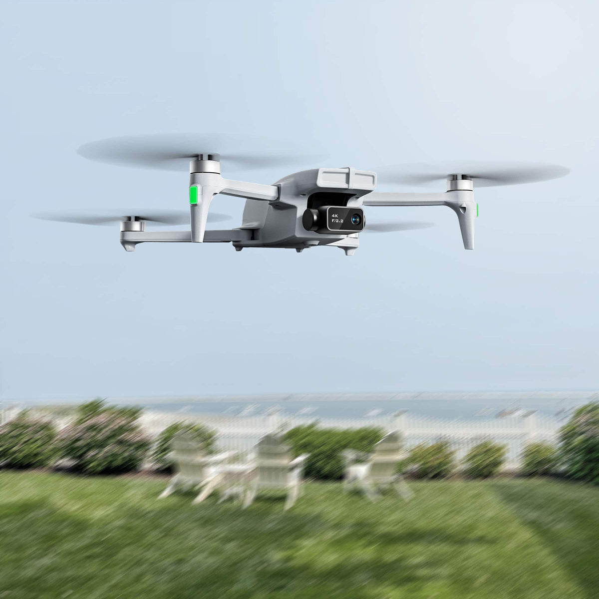 Snaptain - P10 4K Camera Drone with Remote Controller - Gray