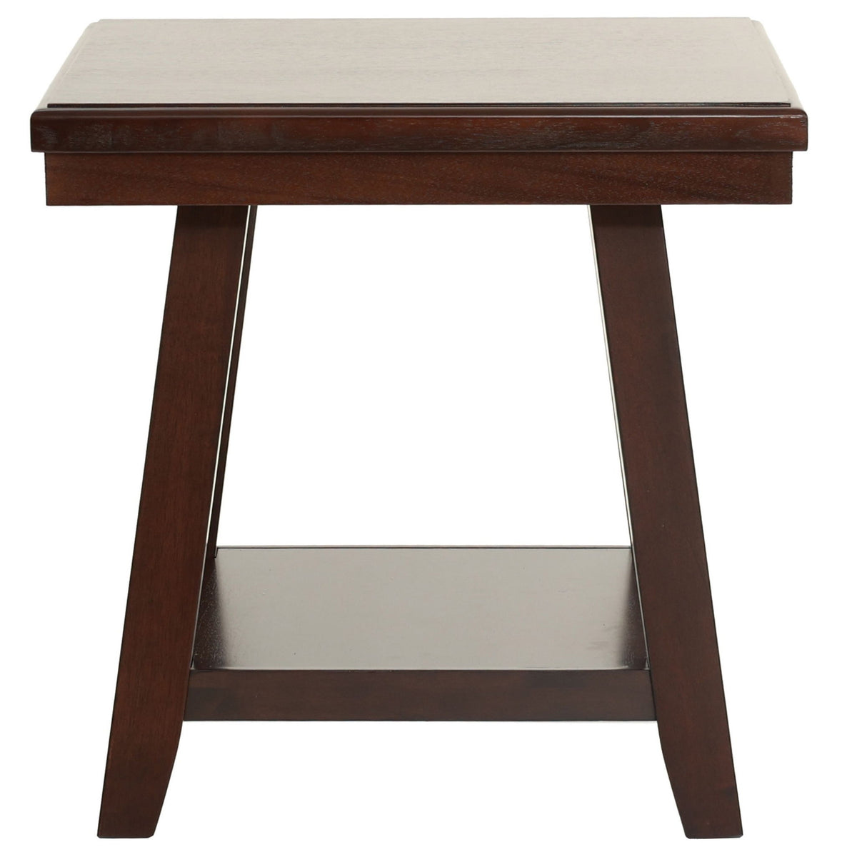Mesa con estante de almacenamiento debajo