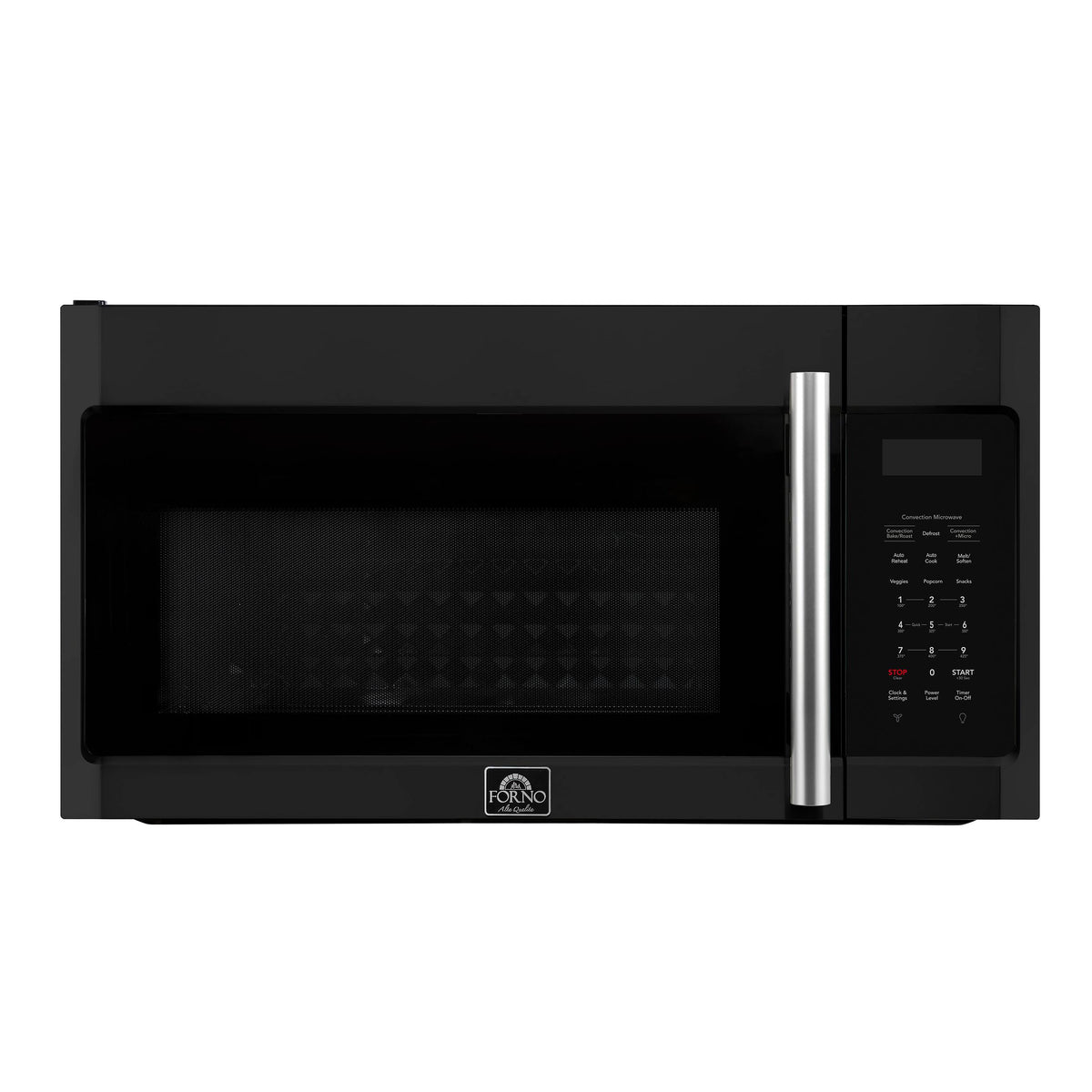 Forno Appliances - Fornace 1.5 Cu. Ft. Convection Over-the-Range Microwave - Black