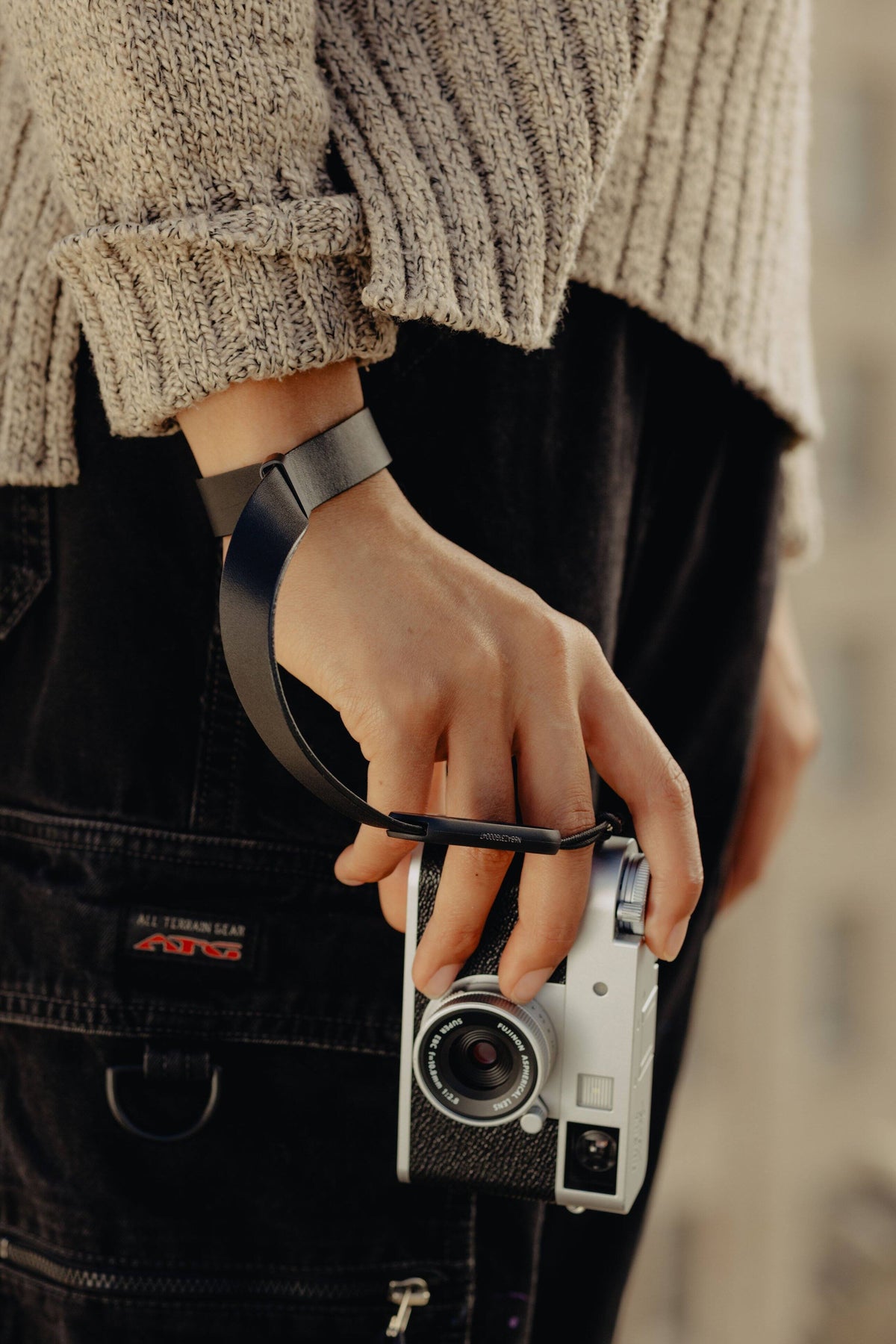 Peak Design - Cuff Leather Camera Strap Wrist - Black