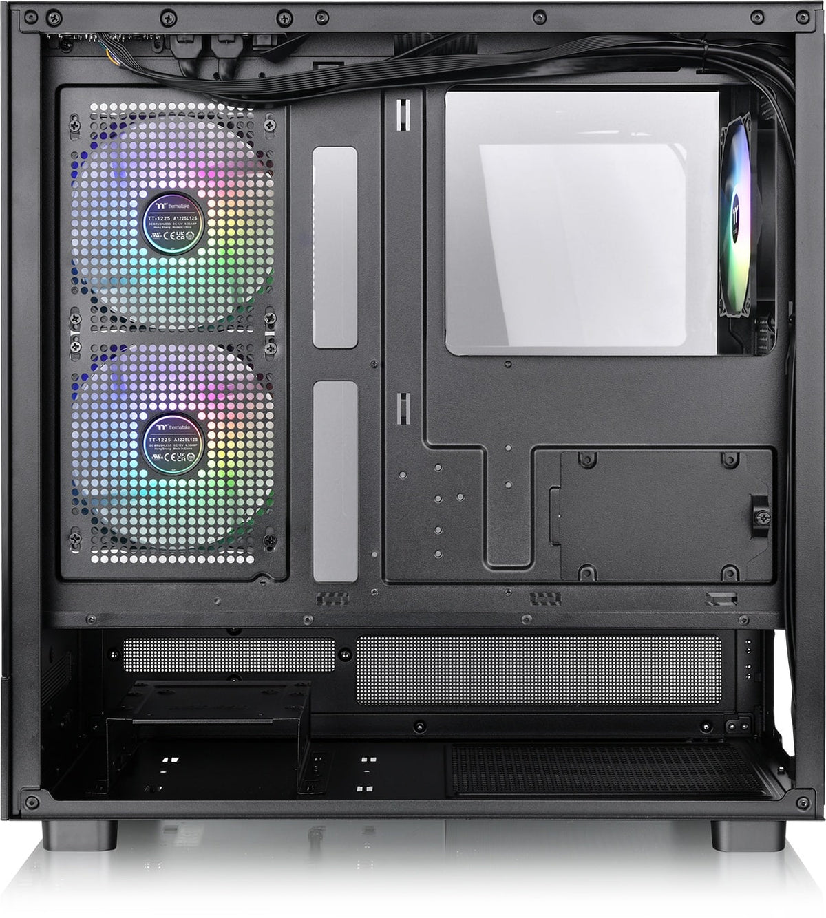 Thermaltake - View 270 Plus TG ARGB Mid Tower E-ATX PC Case - Black