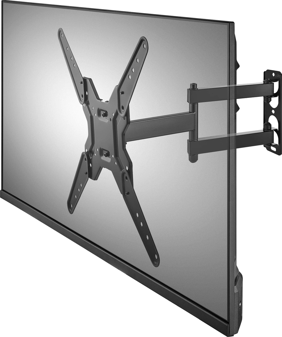 Insignia™ - Full-Motion TV Wall Mount for Most 19–55" TVs, Up to 65 lbs. — Extends 16" - Black
