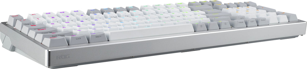 ASUS - ROG Azoth 96% Wireless Magnetic Hall Effect RGB Gaming Keyboard with Hot-Swappable ROG HFX V2 Switches - White