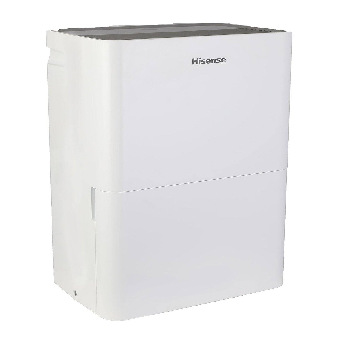 Hisense - 35 Pint 3000 Sq. Ft. 8 quarts Bucket Capacity Compact Dehumidifier with Slide-Out Bucket - White