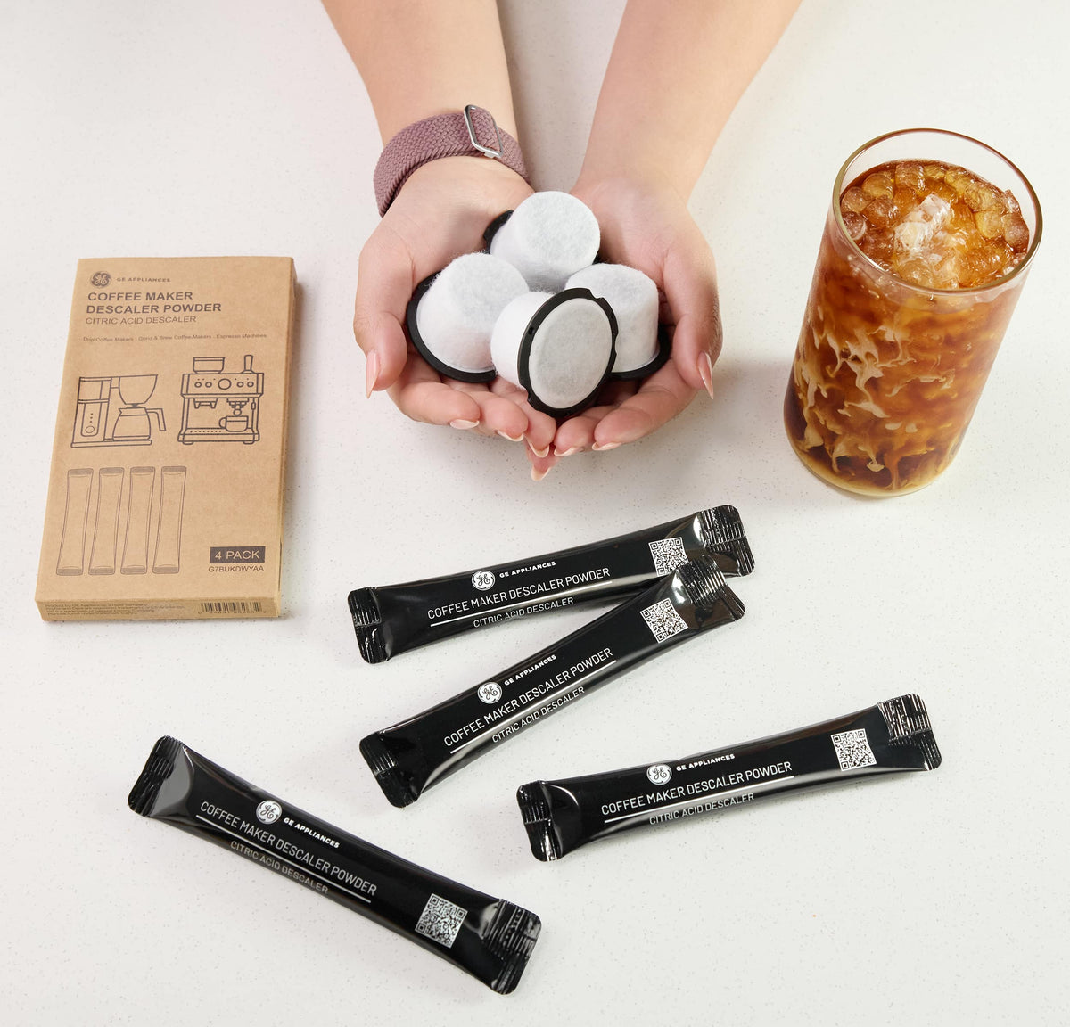 GE Profile - Brewpal Single-Serve Coffee Maker - Stainless Steel