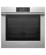 Fisher & Paykel - 30" 4.9 Cu. Ft. Single Self-Cleaning Oven, 5" Touchscreen - Stainless Steel