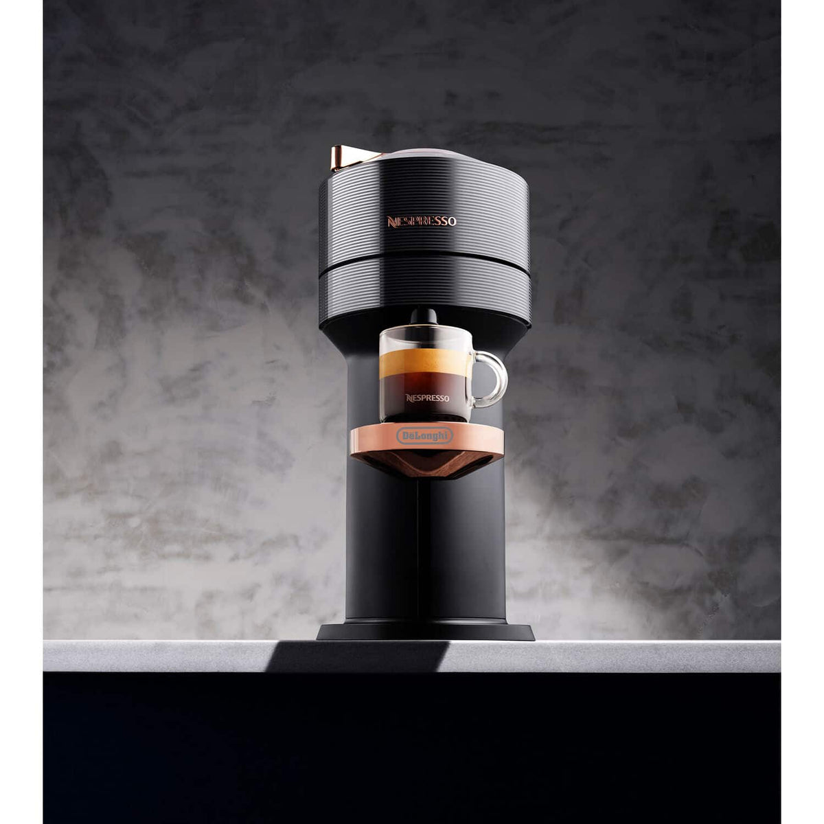 Nespresso - Vertuo Next Premium Coffee and Espresso Maker - Black Rose Gold