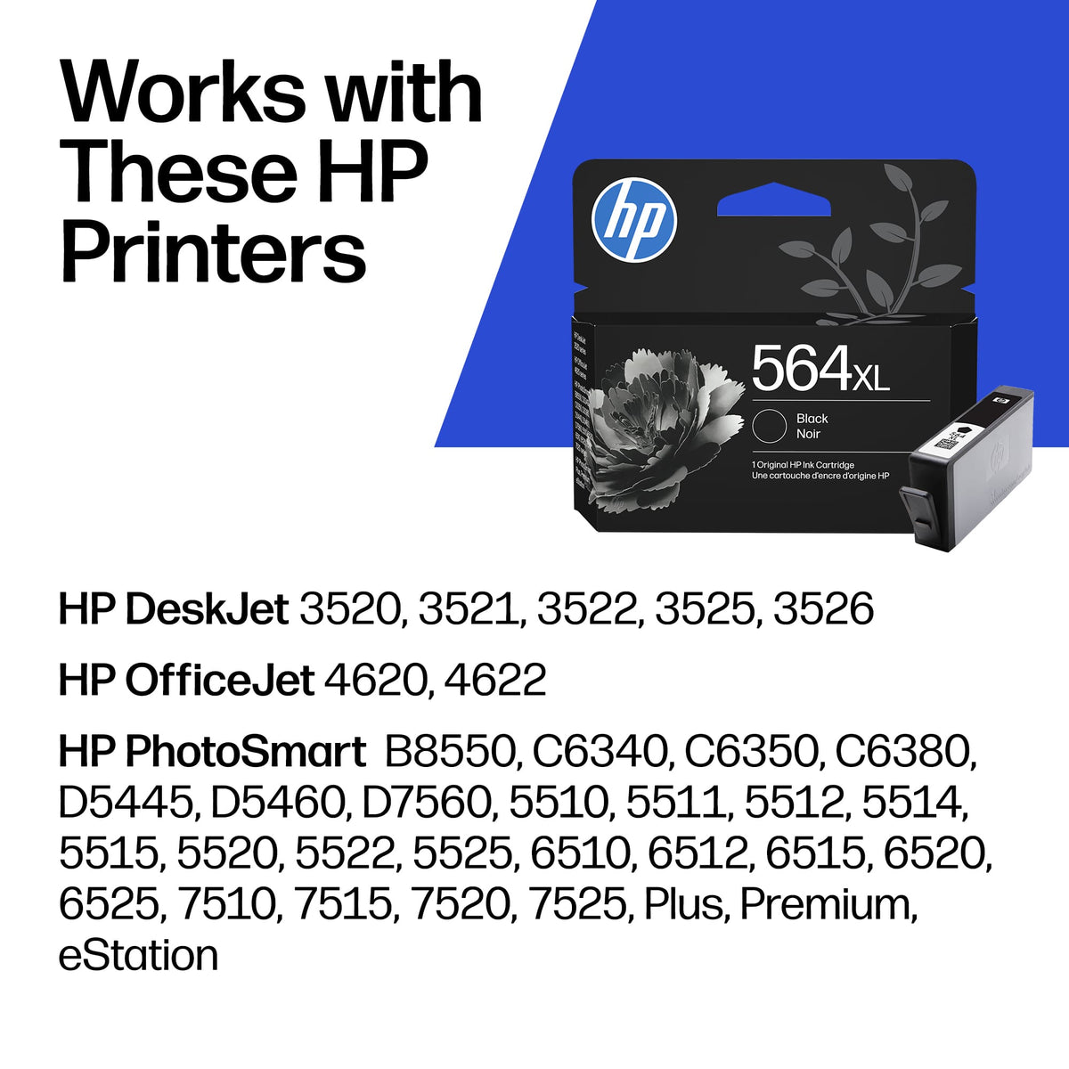 HP - 564XL High-Yield Ink Cartridge - Black